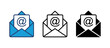 © AAVAA - Mail icon vector. email icon vector. E-mail icon. Envelope illustration