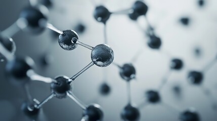 Abstract Molecular Structure - Science Background