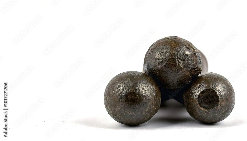 cast iron cannonball is a solid round shot or ball spherical projectile ...