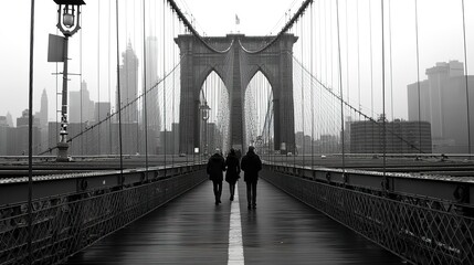 Wall Mural - Brooklyn Bridge in New York 