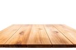 © Downloads - Empty Wooden Table Top Isolated on White Background for Product Display Montage and Commercial Photography