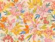 © Sawango - Hand-drawn lily and wildflower seamless pattern. Abstract botanical textile design. Floral pattern for banners, cards, invitations, and gift wrapping.