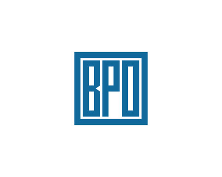 BPO logo design vector template. BPO