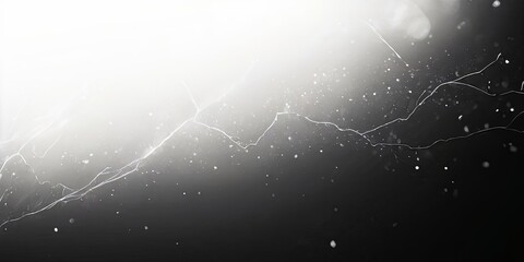 Poster - A black and white photo of a stormy sky with a white background