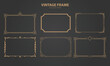 © denscreative - Vintage Decorative Frame Collection for Elegant Invitations and Design Projects