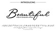 © AriefIndra - Beautiful Font Stylish brush painted an uppercase vector letters, alphabet, typeface