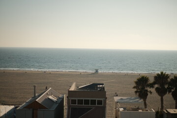 sunset on the beach