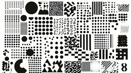 abstract geometric shapes background creates dynamic visual