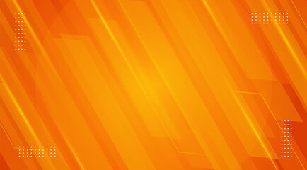 Orange Modern geometric shapes background. Gradient abstract banner. Template for landing page design or website background