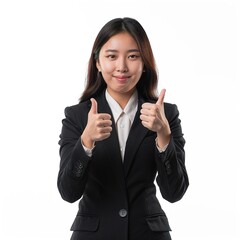 Poster - Young Asian business woman 