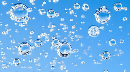 Wall Mural - bubbles in water.