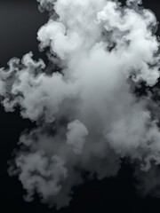 Fog particle black background Smoke Explosion Backdrop