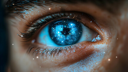 Wall Mural - galaxy eye.