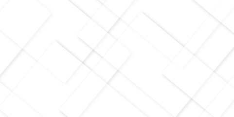 Poster - Abstract modern white and gray pattern geometric luxury gradient line background random square shape design. 3d shadow effects, modern design template background. layered geometric triangle shapes.