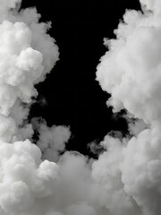 Cloud backgrounds abstract black background Smoke Explosion Backdrop