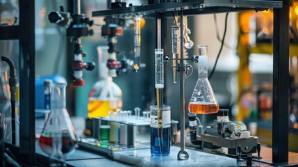 Poster - Detailed view of a controlled experiment setup, showing how variables are manipulated