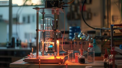 Poster - Detailed view of a controlled experiment setup, showing how variables are manipulated