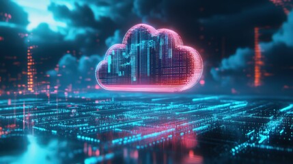 Aufkleber - Digital technology and cloud computing integrate seamlessly with data processing, providing engineers with powerful tools for optimizing project outcomes.
