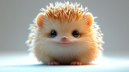 Wall Mural - Adorable Hedgehog Portrait