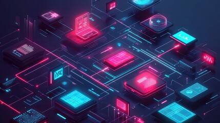 Poster - Discover how IoT enhances digital technology through interconnected devices and internet connections.