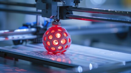 Poster - Uncover the advancements in digital manufacturing, where 3D printing and automated systems streamline production processes.