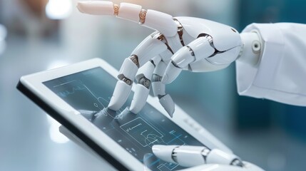 Poster - Uncover the role of artificial intelligence in healthcare, from diagnostic tools to personalized treatment plans, improving patient outcomes