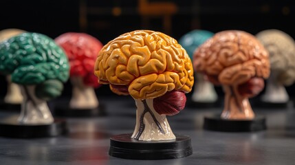 Poster - AI brain in neuroscience research, advancing the understanding of cognition and brain function through AI simulations.