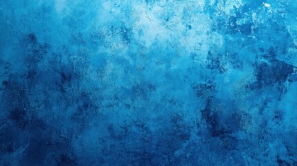 Poster - Artistic blue abstract background for creative projects: A bold, expressive blue canvas with splashes of varying shades, textures, 