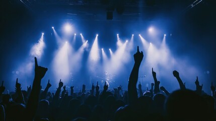Poster - Concert lighting A critical element of live shows, important for creating atmosphere and enhancing the visual experience.
