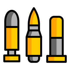 Wall Mural - Ammunition Icon