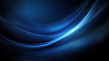 Poster - minimalist blue abstract background: simple and sleek blue background with clean lines and soft grad