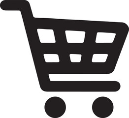 Shopping Cart Vector Icon.