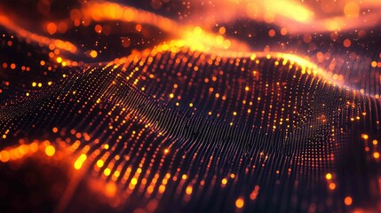 Digital background for tech, AI, data, audio, graphics, and more