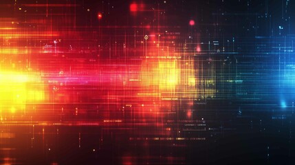 Digital background for tech, AI, data, audio, graphics, and more