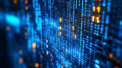 Digital background for tech, AI, data, audio, graphics, and more
