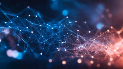 Digital background for tech, AI, data, audio, graphics, and more