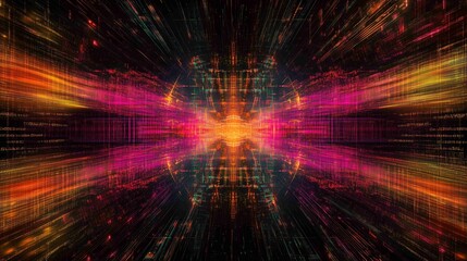 Digital background for tech, AI, data, audio, graphics, and more