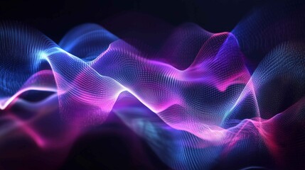 Digital background for tech, AI, data, audio, graphics, and more