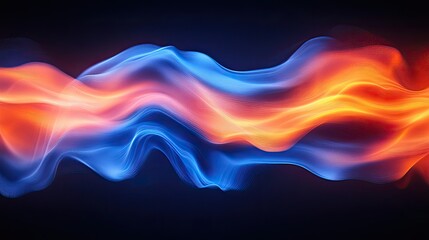 Fototapete - Abstract film strip design with soft gradients and light flares, flowing across the background, evoking the spirit of cinema and film production. --chaos 70