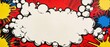 © Purichaya - Colorful comic style speech bubble with dynamic bursts on a vibrant background.