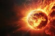© Andrii  - Blazing Solar Fury: Earth’s Fiery Transformation