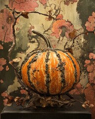 Sticker - Decorative pumpkin in unique setting