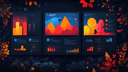 Poster - Autumnal Data Visualization