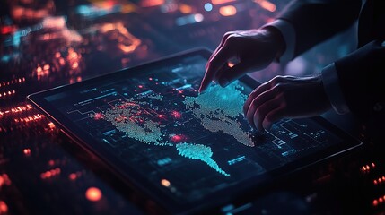 Poster - Global Data Analysis on Touchscreen Interface
