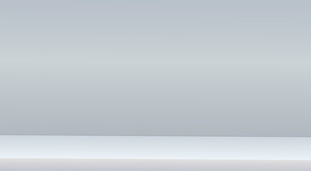 Aufkleber - white grey studio room limbo light background abstract backdrop for product presentation