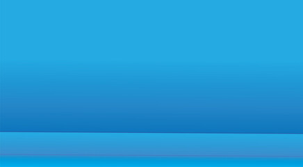 Aufkleber - Blue studio room limbo light background abstract backdrop forproduct presentation