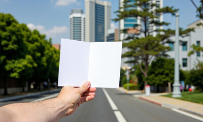 a hand holding a piece of paper that says paper