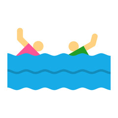 Sticker - Swimming Icon