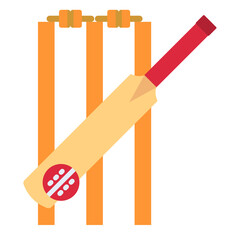 Sticker - Cricket match Icon