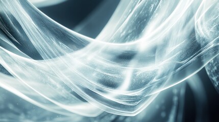 Poster - Abstract futuristic background with digital lines and glowing effects Close-up photo with clean background